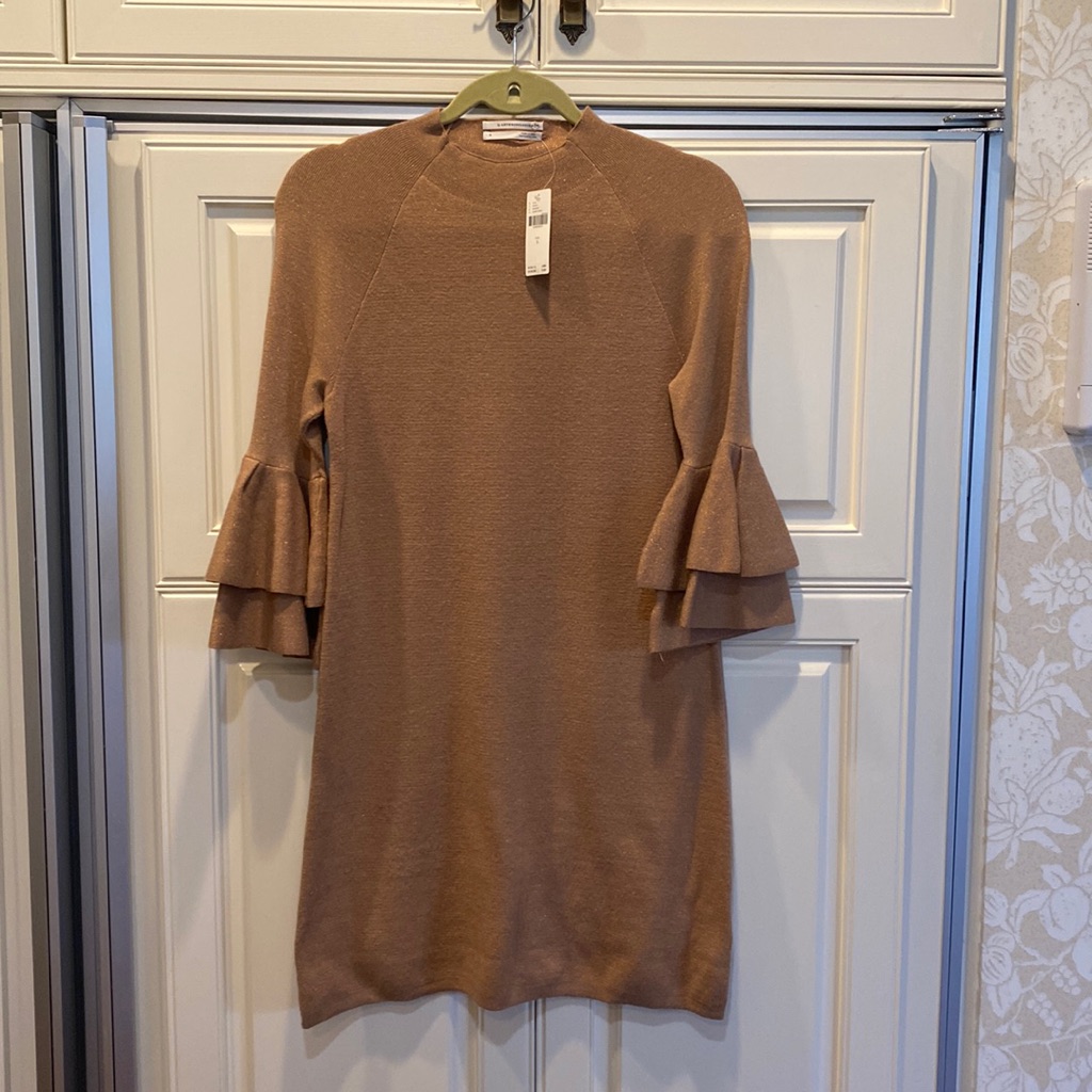 New With Tags Anthropology Sweater Dress, Size Small.